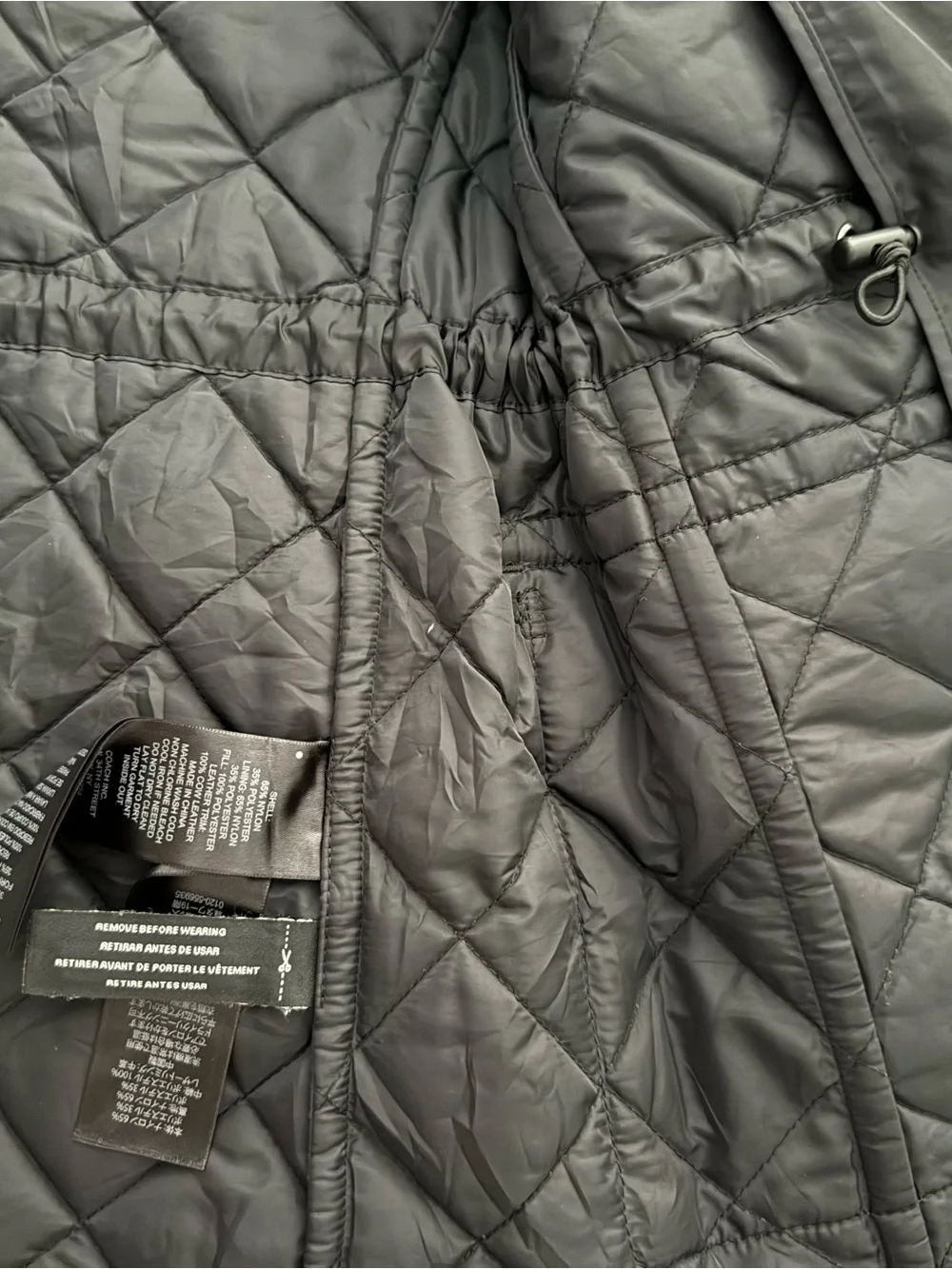 Quilted Black Women's Jacket